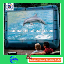 Pantalla inflable portable al aire libre de la película de la venta